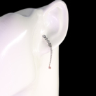 �s���N�_�C�������h 0.091ct/FOP/I1 0.088ct/FOP/SI2 �_�C�������h ��0.5ct �v���`�i �s�A�X