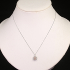 �s���N�_�C�������h 0.201ct/LOP/VS1 �_�C�������h �v���`�i �s���N�S�[���h �l�b�N���X