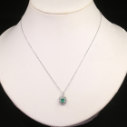 �G�������h 0.4ct �_�C�������h 0.5ct �v���`�i �l�b�N���X