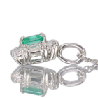 �G�������h 0.4ct �_�C�������h 0.5ct �v���`�i �l�b�N���X
