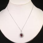 ���x���C�g 2.4ct �_�C�������h ��0.4ct �v���`�i �l�b�N���X