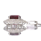 ���x���C�g 2.4ct �_�C�������h ��0.4ct �v���`�i �l�b�N���X