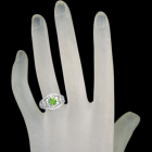 ���V�A�Y�f�}���g�C�h�K�[�l�b�g 0.8ct �_�C�������h 0.7ct �v���`�i �����O(�w��)