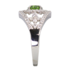 ���V�A�Y�f�}���g�C�h�K�[�l�b�g 0.8ct �_�C�������h 0.7ct �v���`�i �����O(�w��)