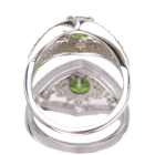 ���V�A�Y�f�}���g�C�h�K�[�l�b�g 0.8ct �_�C�������h 0.7ct �v���`�i �����O(�w��)