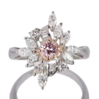 �s���N�_�C�������h 0.36ct/FLOP/I1 �_�C�������h ��1ct �v���`�i �����O(�w��)