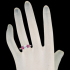 �n�[�g�V�F�C�v���r�[ 0.8ct �_�C�������h ��0.8ct/E/SI2 �v���`�i �����O(�w��)