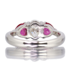 �n�[�g�V�F�C�v���r�[ 0.8ct �_�C�������h ��0.8ct/E/SI2 �v���`�i �����O(�w��)
