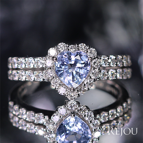 第496回抽選販売＞ハートシェイプサファイア（アイスブルー） 0.8ct