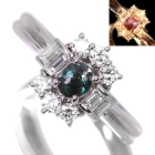 �u���W���Y�A���L�T���h���C�g 0.5ct �_�C�������h 0.5ct �v���`�i �����O(�w��)