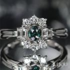 �u���W���Y�A���L�T���h���C�g 0.5ct �_�C�������h 0.5ct �v���`�i �����O(�w��)