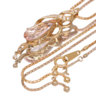 �����K�i�C�g 3.3ct �_�C�������h �s���N�S�[���h �l�b�N���X