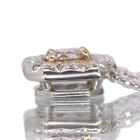 �s���L�b�V���u���E���_�C�������h 0.3ct/FLPB/SI1 �_�C�������h 0.2ct �v���`�i �s���N�S�[���h �l�b�N���X