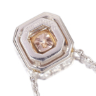 �s���L�b�V���u���E���_�C�������h 0.3ct/FLPB/SI1 �_�C�������h 0.2ct �v���`�i �s���N�S�[���h �l�b�N���X