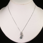 �A���L�T���h���C�g 0.7ct �_�C�������h 0.5ct �v���`�i �l�b�N���X