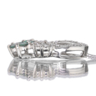 �A���L�T���h���C�g 0.7ct �_�C�������h 0.5ct �v���`�i �l�b�N���X