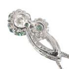�A���L�T���h���C�g 0.7ct �_�C�������h 0.5ct �v���`�i �l�b�N���X