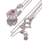 �p�p���`�A�T�t�@�C�A 0.23ct �_�C�������h 0.3ct �v���`�i �l�b�N���X
