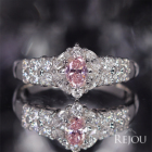 �s���N�_�C�������h 0.258ct/FOP/VS2 �_�C�������h 0.6ct �v���`�i �����O(�w��)