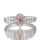 �s���N�_�C�������h 0.258ct/FOP/VS2 �_�C�������h 0.6ct �v���`�i �����O(�w��)