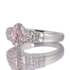 �s���N�_�C�������h 0.258ct/FOP/VS2 �_�C�������h 0.6ct �v���`�i �����O(�w��)