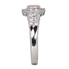 �s���N�_�C�������h 0.258ct/FOP/VS2 �_�C�������h 0.6ct �v���`�i �����O(�w��)