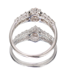 �s���N�_�C�������h 0.258ct/FOP/VS2 �_�C�������h 0.6ct �v���`�i �����O(�w��)