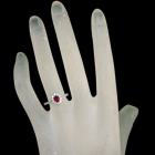�s�W�����u���b�h���r�[ 0.5ct �_�C�������h 0.5ct �v���`�i �����O(�w��)
