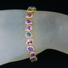 �}���`�J���[�T�t�@�C�A 14ct �_�C�������h 2.1ct �C�G���[�S�[���h �u���X���b�g