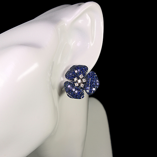 第498回抽選販売＞ブルーサファイア 17ct ダイヤモンド 0.4ct ホワイト