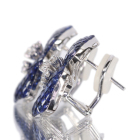 �u���[�T�t�@�C�A 17ct �_�C�������h 0.4ct �z���C�g�S�[���h �s�A�X