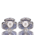 �u���[�T�t�@�C�A 17ct �_�C�������h 0.4ct �z���C�g�S�[���h �s�A�X