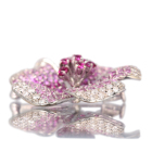 �s���N�T�t�@�C�A ��6ct ���r�[ 0.3ct�@�_�C�������h 0.8ct �z���C�g�S�[���h �u���[�`���y���_���g�g�b�v