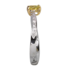 �n�[�g�V�F�C�v����M�C�G���[�T�t�@�C�A ��0.5ct �_�C�������h �v���`�i �C�G���[�S�[���h �����O(�w��)