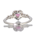 �n�[�g�V�F�C�v�s���N�g���}���� 0.23ct �_�C�������h �v���`�i �����O(�w��)
