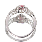 �n�[�g�V�F�C�v�s���N�g���}���� 0.23ct �_�C�������h �v���`�i �����O(�w��)