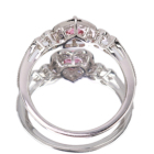 �n�[�g�V�F�C�v�s���N�g���}���� 0.23ct �_�C�������h �v���`�i �����O(�w��)
