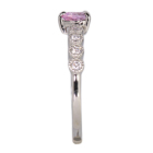 �n�[�g�V�F�C�v����M�s���N�T�t�@�C�A ��0.4ct �_�C�������h �v���`�i �����O(�w��)