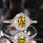����M�C�G���[�T�t�@�C�A ��0.6ct �_�C�������h ��0.4ct �v���`�i �����O(�w��)