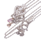 �p�[�v���_�C�������h 0.10ct/FPPu/I1 �_�C�������h 0.3ct �v���`�i �s���N�S�[���h �l�b�N���X