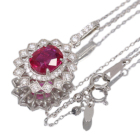 ����M���r�[ 2ct �_�C�������h 0.3ct �v���`�i �l�b�N���X