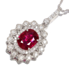 ����M���r�[ 2ct �_�C�������h 0.3ct �v���`�i �l�b�N���X