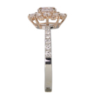 �s���N�_�C�������h 0.42ct/FLP/SI1 ���[�Y�J�b�g�_�C�������h �v���`�i �s���N�S�[���h �����O(�w��)