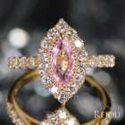 ����M�p�p���`�A�T�t�@�C�A 0.6ct �_�C�������h ��1ct �C�G���[�S�[���h �����O(�w��)