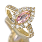 ����M�p�p���`�A�T�t�@�C�A 0.6ct �_�C�������h ��1ct �C�G���[�S�[���h �����O(�w��)