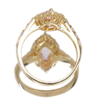 ����M�p�p���`�A�T�t�@�C�A 0.6ct �_�C�������h ��1ct �C�G���[�S�[���h �����O(�w��)