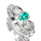 �u���W���Y�p���C�o�g���}���� 0.4ct �_�C�������h 0.3ct �v���`�i �����O(�w��)