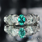�u���W���Y�p���C�o�g���}���� 0.4ct �_�C�������h 0.3ct �v���`�i �����O(�w��)
