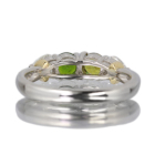 ���V�A�Y�f�}���g�C�h�K�[�l�b�g ��0.7ct �_�C�������h 0.4ct �v���`�i �C�G���[�S�[���h �����O(�w��)
