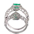 �n�[�g�V�F�C�v�G�������h 0.7ct �_�C�������h 0.3ct �v���`�i �����O(�w��)